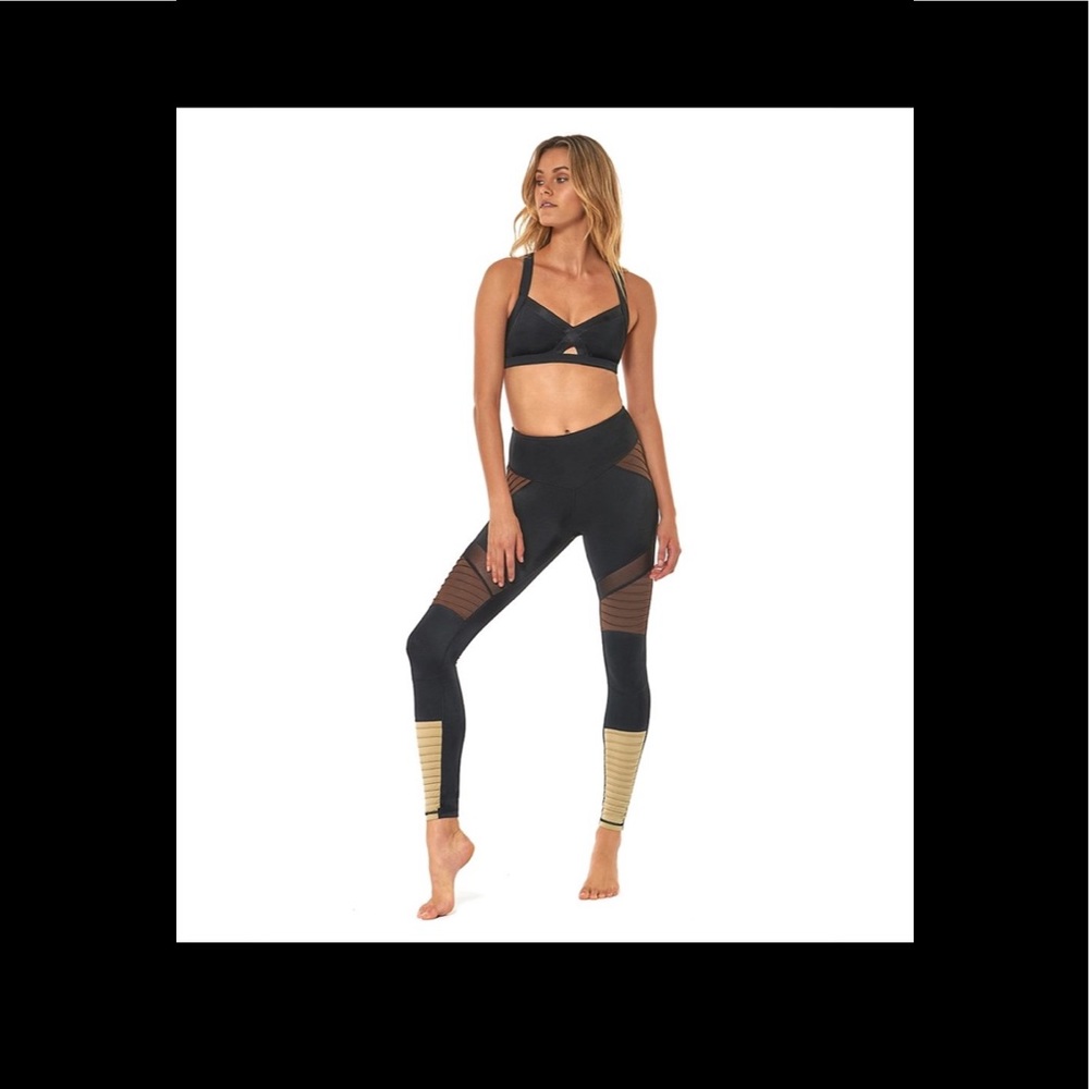 L’URV Leggings Moto Shake YOUR BOOTY Workout NWT